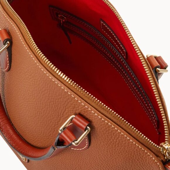 Dooney & Bourke - Pebble Grain "Geena" Satchel - Picture 4 of 7